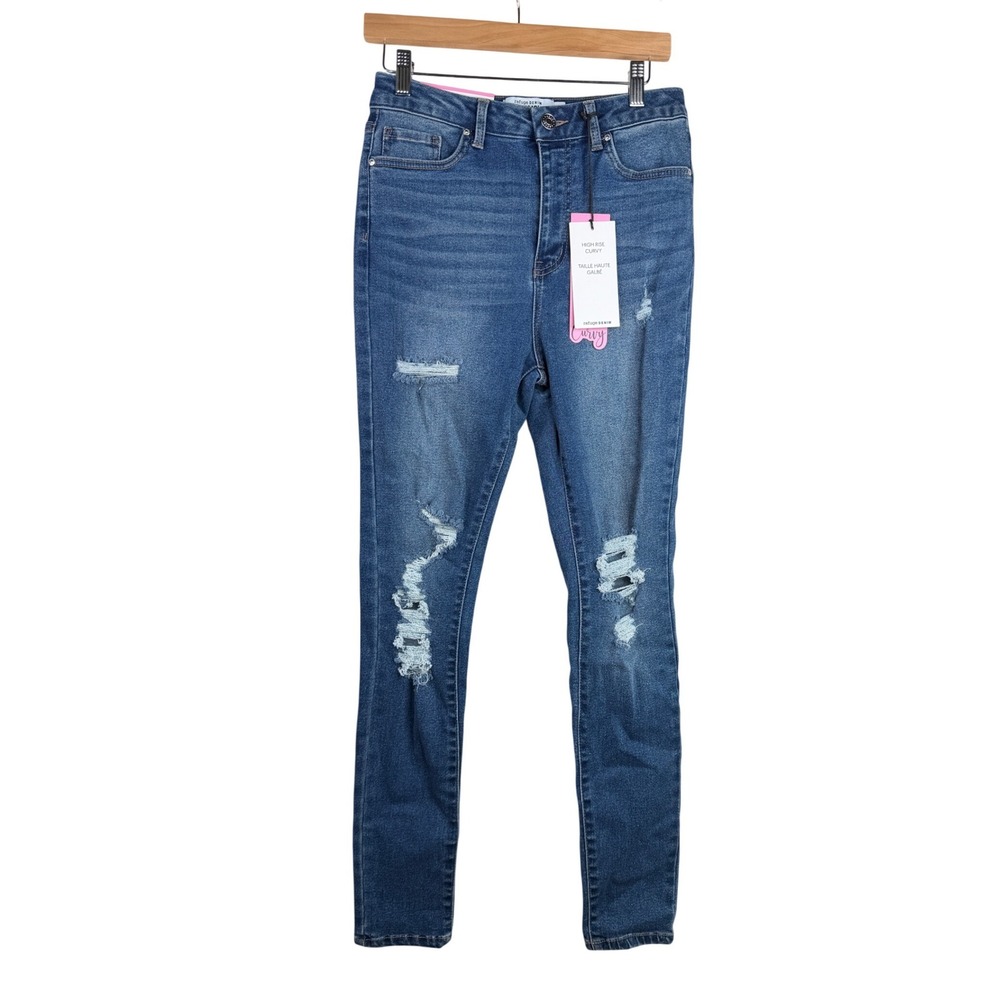 New Refuge Denim Colombia High Rise Curvy Jeans size 5 Blue